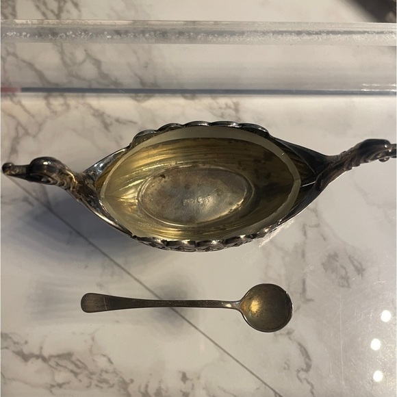 Silver Norwegian Viking Salt Dish​​​​​​ - Picture 6 of 16